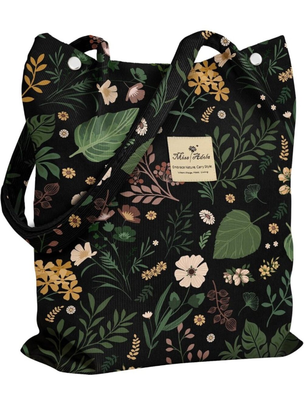 Chic Aesthetic Corduroy Tote Bag for Women - Stylish & Versatile Everyday Bag
